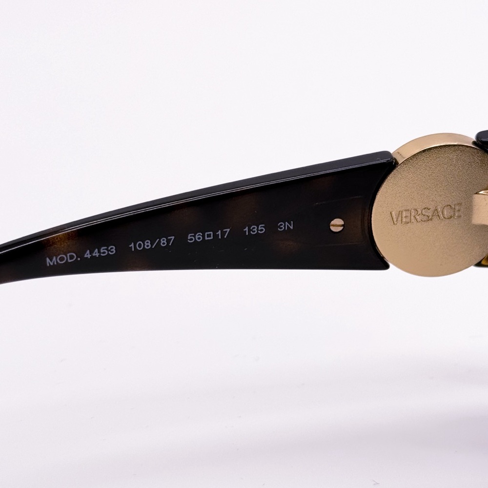 NEW VERSACE VE4453 108/87 SQUARE HAVANA WOMEN SUNGLASSES VERSACE MOD 4453 - Picture 8 of 10